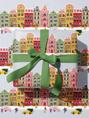 Упаковка бумажная новогодняя