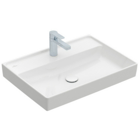 Раковина Villeroy & Boch Collaro 65х47 CeramicPlus, 4A3366R1, подвесная , из TitanCeram, белая