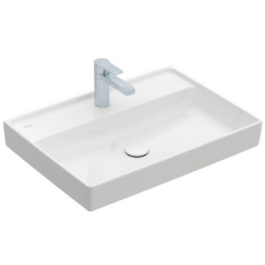 Раковина Villeroy & Boch Collaro 65х47 CeramicPlus, 4A3366R1, подвесная , из TitanCeram, белая