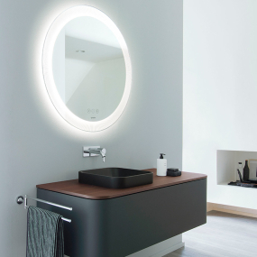 Зеркало Duravit Happy D.2 Plus 90х90, Radial, с подсветкой, с диммером