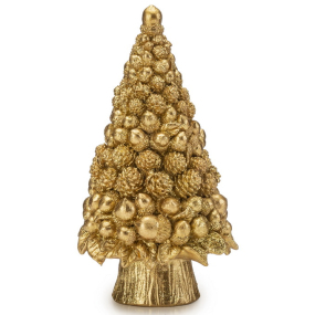 Фигурка "Золотая ель с шишками" 22,5 см