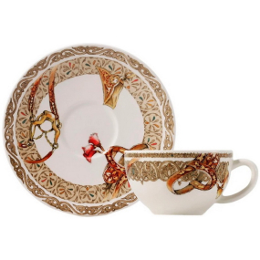 Набор чашек кофейных с блюдцам Chevaux du vent 260 мл, 4 предмета