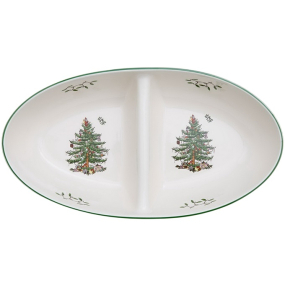 Менажница глубокая Christmas Tree 34х18 см