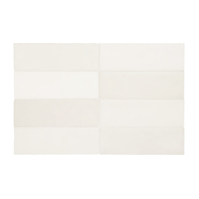 Плитка керамическая Equipe Magma 6,5х20, White, 8 мм
