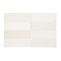 Плитка керамическая Equipe Magma 6,5х20, White, 8 мм