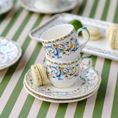 Набор чашек для эспрессо с блюдцами Toscana 85 мл, 4 предмета