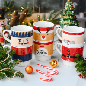 Набор кружек "Олень Рудольф" 330 мл, 2 шт