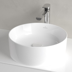 Раковина накладная Villeroy & Boch Collaro 40х40 4A184001, из TitanCeram