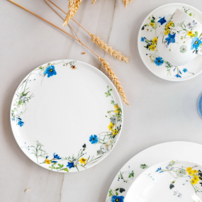 Тарелка салатная Brillance Fleurs des Alpes 21 см