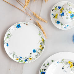 Тарелка салатная Brillance Fleurs des Alpes 21 см
