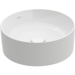 Раковина накладная Villeroy & Boch Collaro 40х40 4A1840R1, CeramicPlus, из TitanCeram