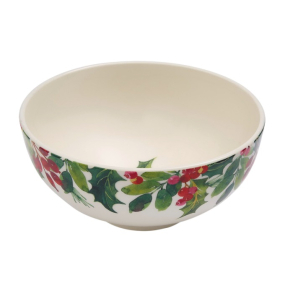 Салатник порционный Botanic Garden Christmas Holly 16 см, орнамент