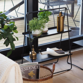 Этажерка напольная A Collection Black 53х29х75 см, цвет черный