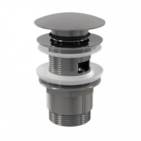 Донный клапан AlcaPlast A390, Click-Clack, 5/4", хром