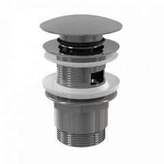 Донный клапан AlcaPlast A390, Click-Clack, 5/4", хром