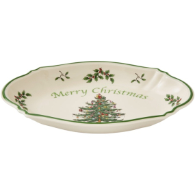 Блюдо сервировочное овальное Christmas Tree 28 см