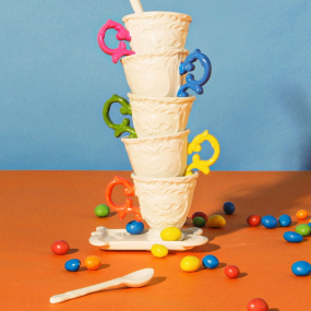 Набор кофейный I-Wares, 3 предмета, зеленый