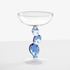 Бокал для шампанского/десерта Desert Plants 300 мл, синий