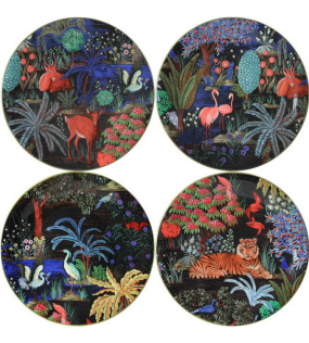 Набор тарелок салатных Le jardin du palais 22 см, 4 шт