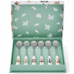 Набор ложек чайных "Лесные жители", 6 шт