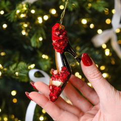 Елочная игрушка "Туфелька Гэтсби" 11 см, в ассортименте