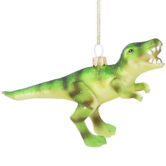 Елочная игрушка "Динозавр T-Rex" 8х15 см