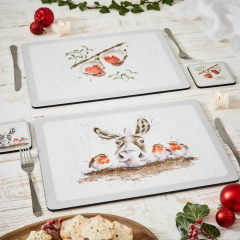 Набор подставок под тарелку Wrendale Christmas 29,8х40,1 см, 4 шт
