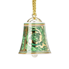 Елочная игрушка Колокольчик Versace Medusa Garland Green 7,3 см