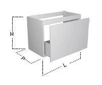 Раковина с тумбой и столешницей, комплект Antonio Lupi