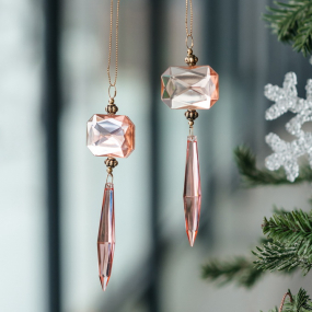 Новогодняя игрушка "Авантюрин" 14 см, в ассортименте