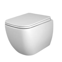 Унитаз подвесной RAK Ceramics Metropolitan q1_MP13AWHA, с сиденьем, белый