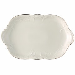 Блюдо сервировочное овальное Sanssouci Ivory Gold 38 см
