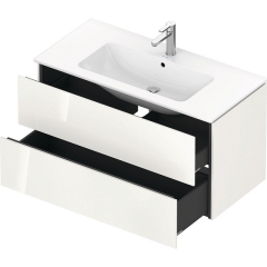 Тумба с раковиной Duravit Me by Starck 103х49, белая