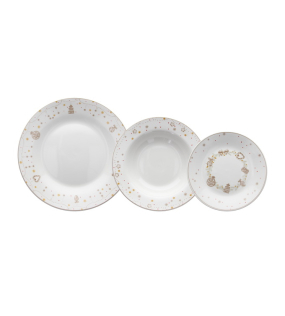 Набор посуды на 6 персон Atollo Starlight, 18 предметов