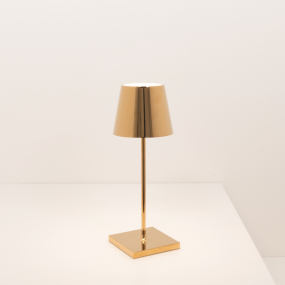 Лампа настольная Zafferano Poldina Pro Mini 30 см, цвет золото