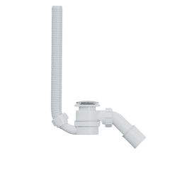 Сифон для ванны Exсellent ARIN.FLOW.BL, клик-клак, с прочисткой снаружи, черный матовый