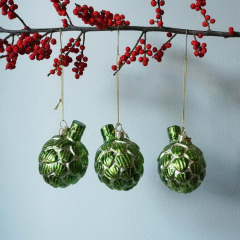 Елочная игрушка "Артишок" 9 см