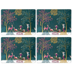 Набор подставок под тарелку Woodland Tales 29,8х40,1 см, 4 шт