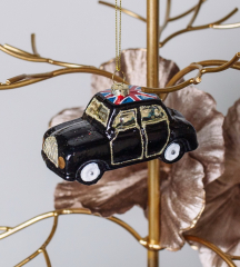 Елочная игрушка "Лондонский кэб" 11 см