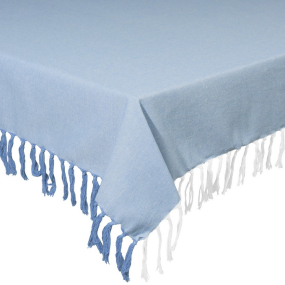 Скатерть прямоугольная Textile Chambray Blue 150х350 см