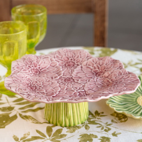 Блюдо для торта на ножке "Георгин" Maria Flor 31х28 см