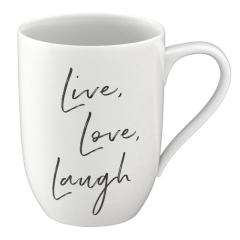 Кружка Live Love Laugh 340 мл