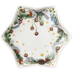 Блюдо-звезда Tomorrow Santa Comes 24 см Блюдо-звезда Tomorrow Santa Comes 24 см