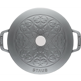 Кокот "Лилия" 24 см / 3,6 л, цвет серый графит