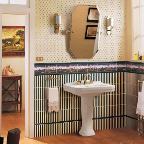 Плитка керамическая Petracer's Grand Elegance 20х20, Riga Grande Verde Su Crema, 7,5 мм