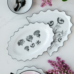 Блюдо "Полумесяц E" Herbariae Parade 30,6х25,3 см