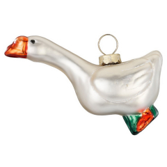 Елочная игрушка "Гусь" 8 см