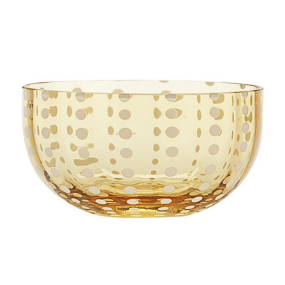 Салатник порционный Zafferano Perle 11,5 см, янтарный