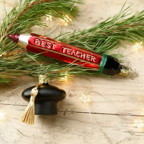 Новогодняя игрушка "Выпускной" 4,5 см