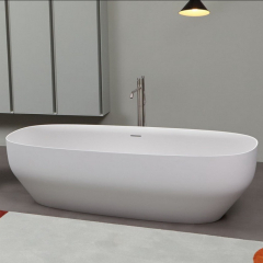 Ванна Antonio Lupi Ago 175х80, из материала Cristalplant, матовая, белая